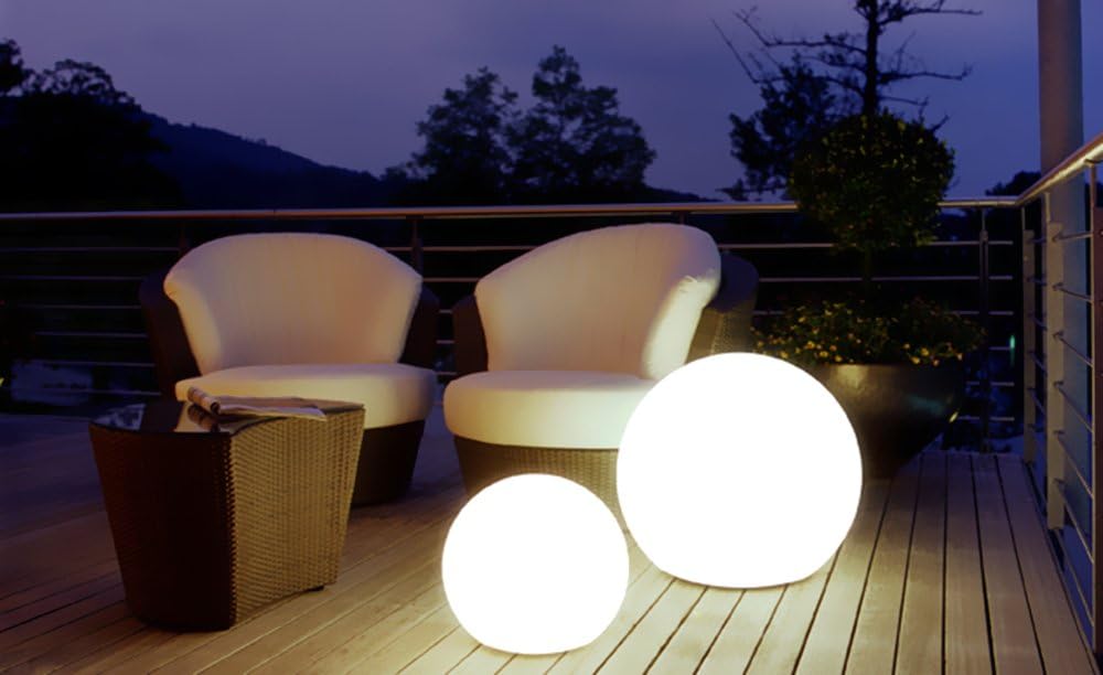 Outdoor light outlet spheres