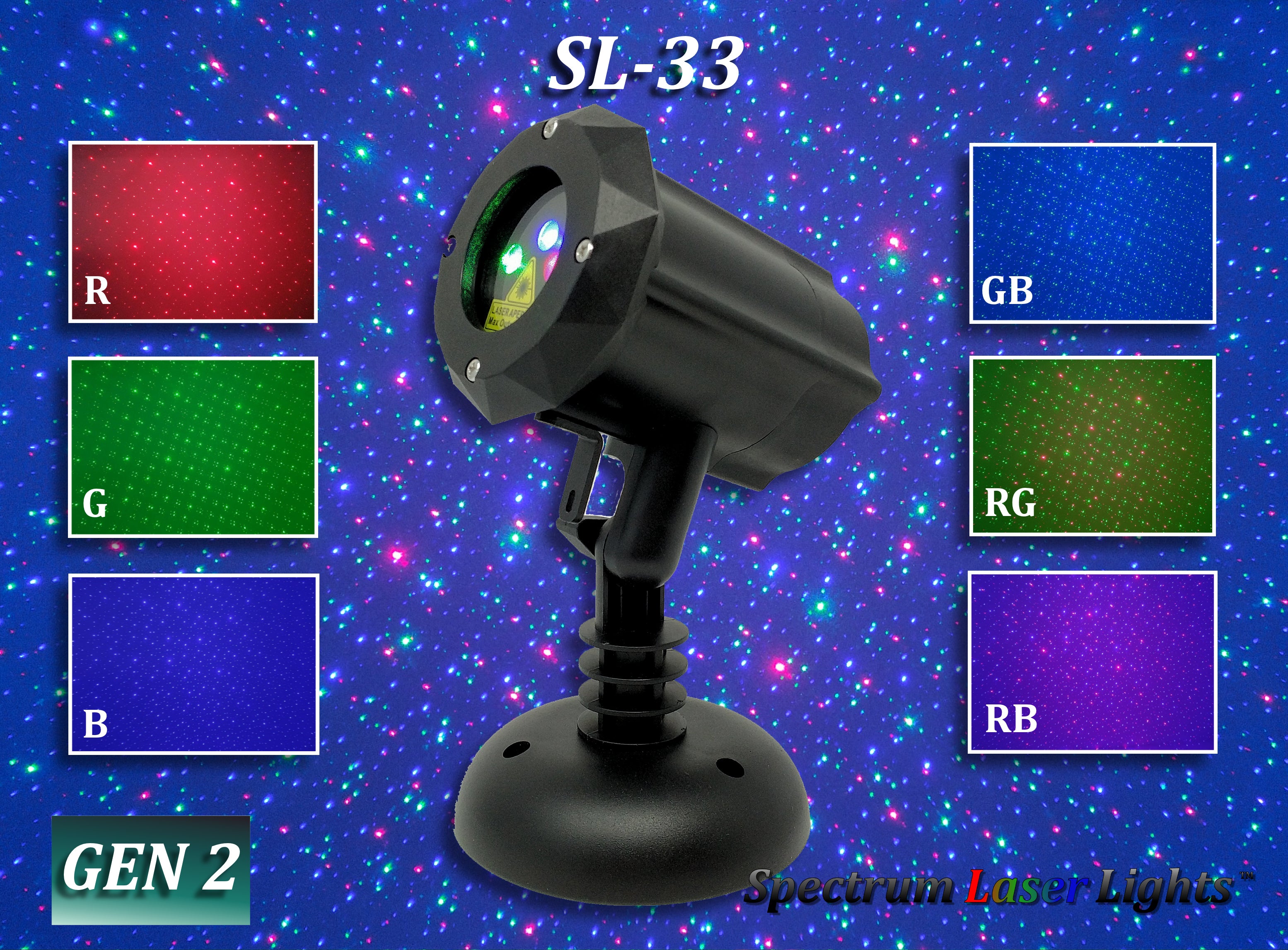 Spectrum laser clearance lights