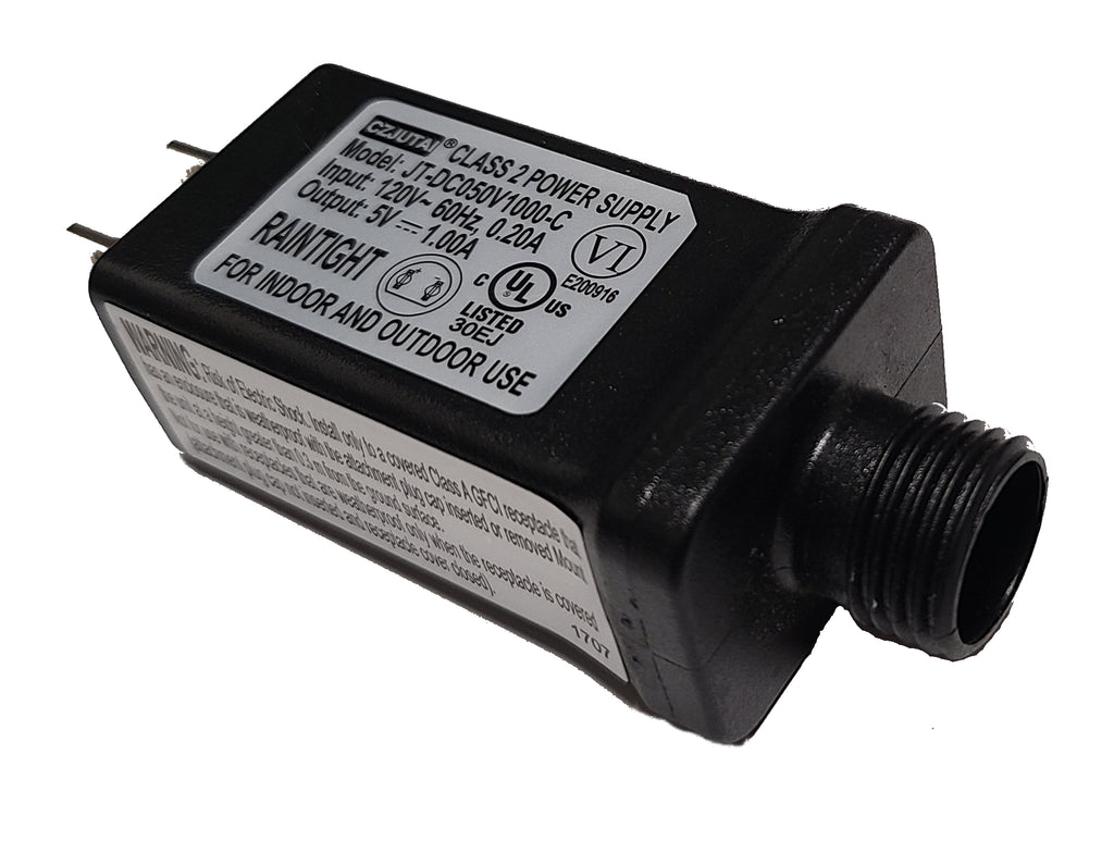 Replacement Power Adapter CZJUTAI JT-DC050V1000-C – Spectrum Laser Lights